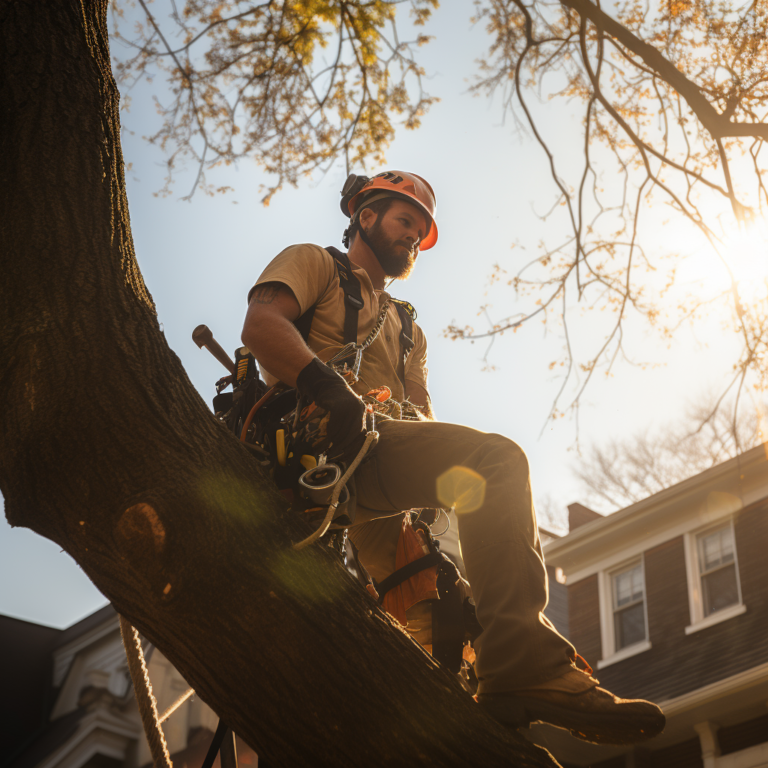 Early Morning Work By An Arborist